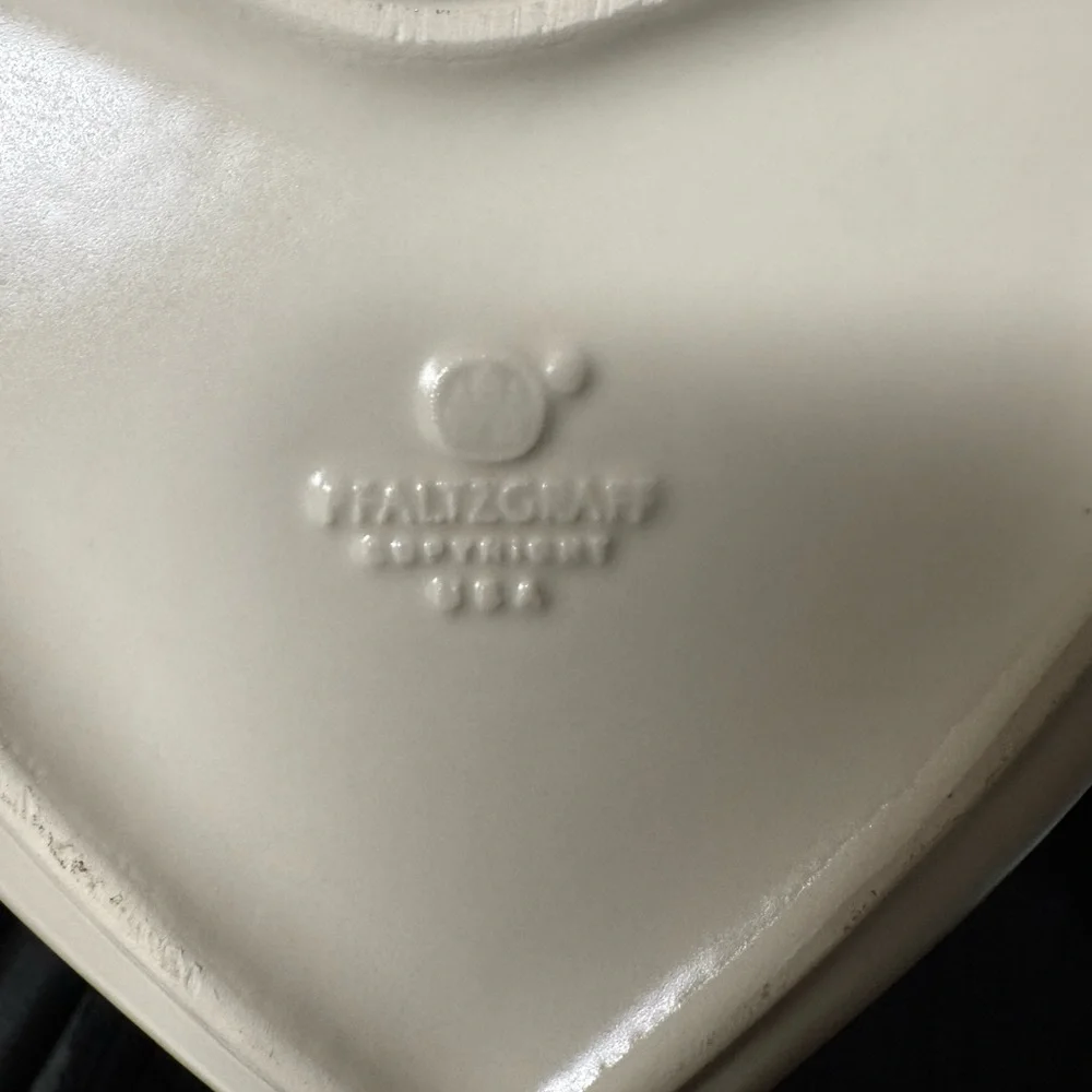 Pfaltzgraff 8” White Heart-Shaped‎ Dish
